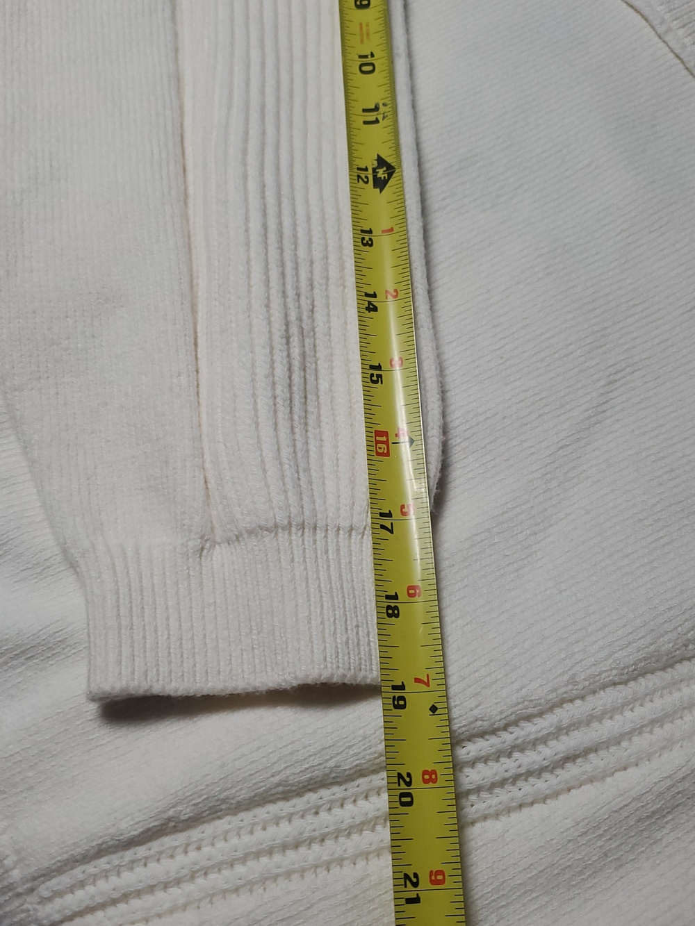Anthropologie Pilcro Buckled Open Back Sweater Size Large Ivory Soft Girl - Picture 11 of 12